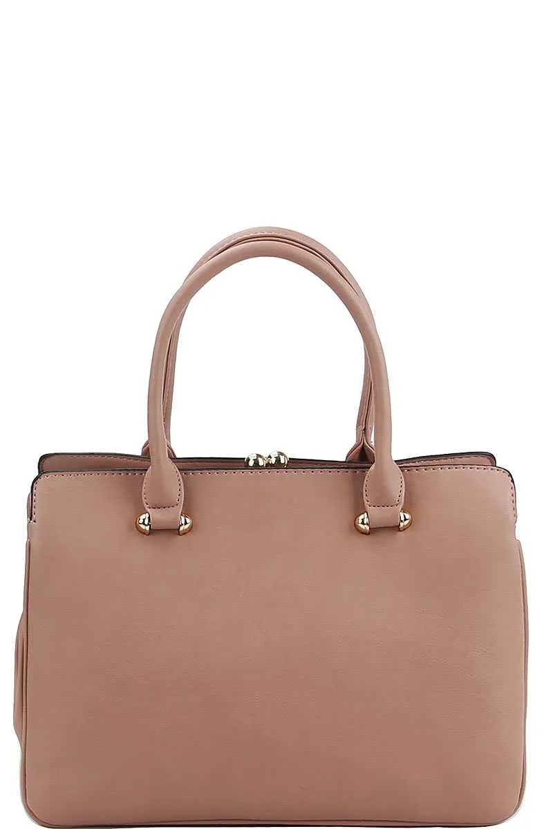 2in1 Cute Sleek Satchel With Matching Wallet