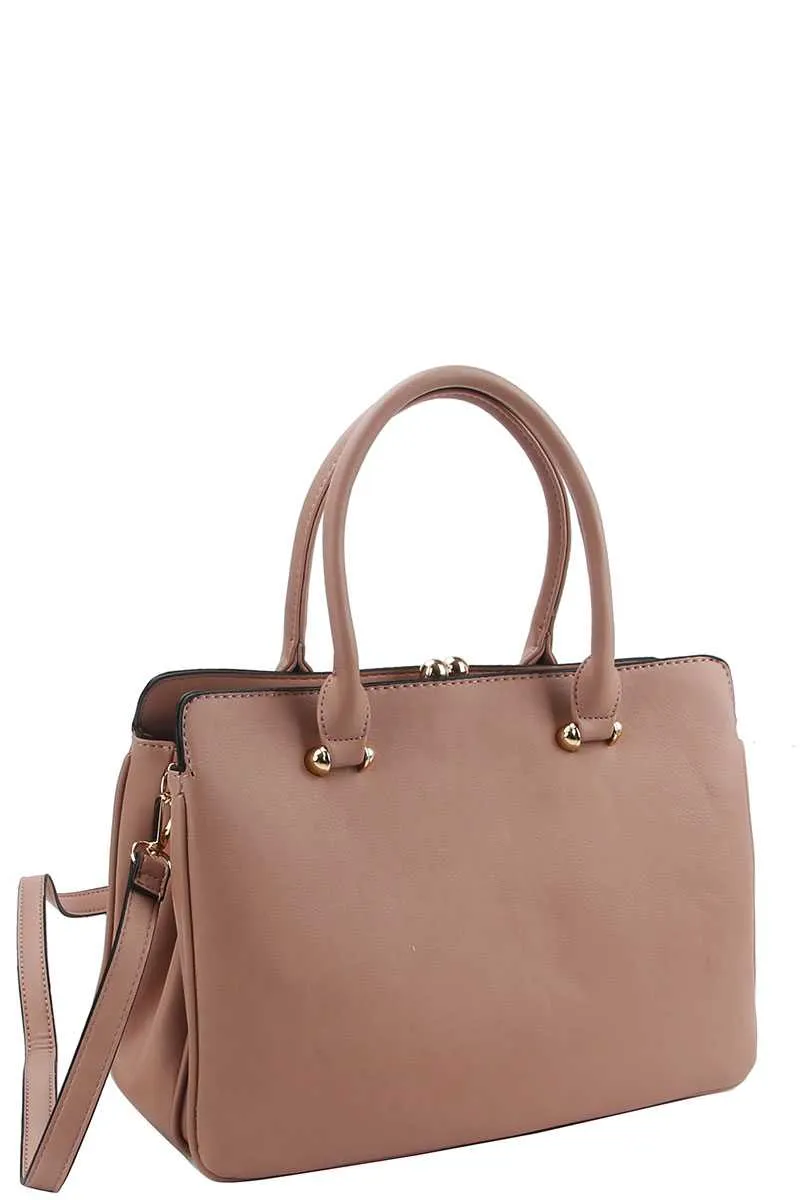 2in1 Cute Sleek Satchel With Matching Wallet