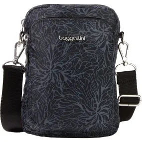 Baggallini Modern Everywhere Explorer Crossbody Midnight Blossom