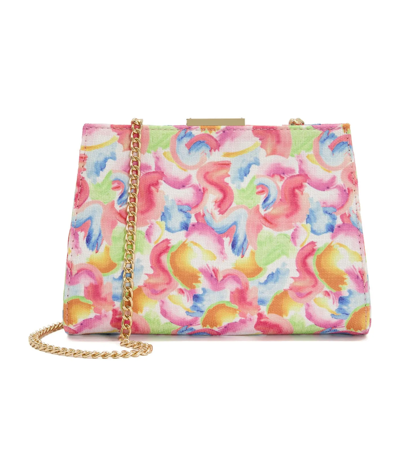 Belvedere Printed Clutch Multi