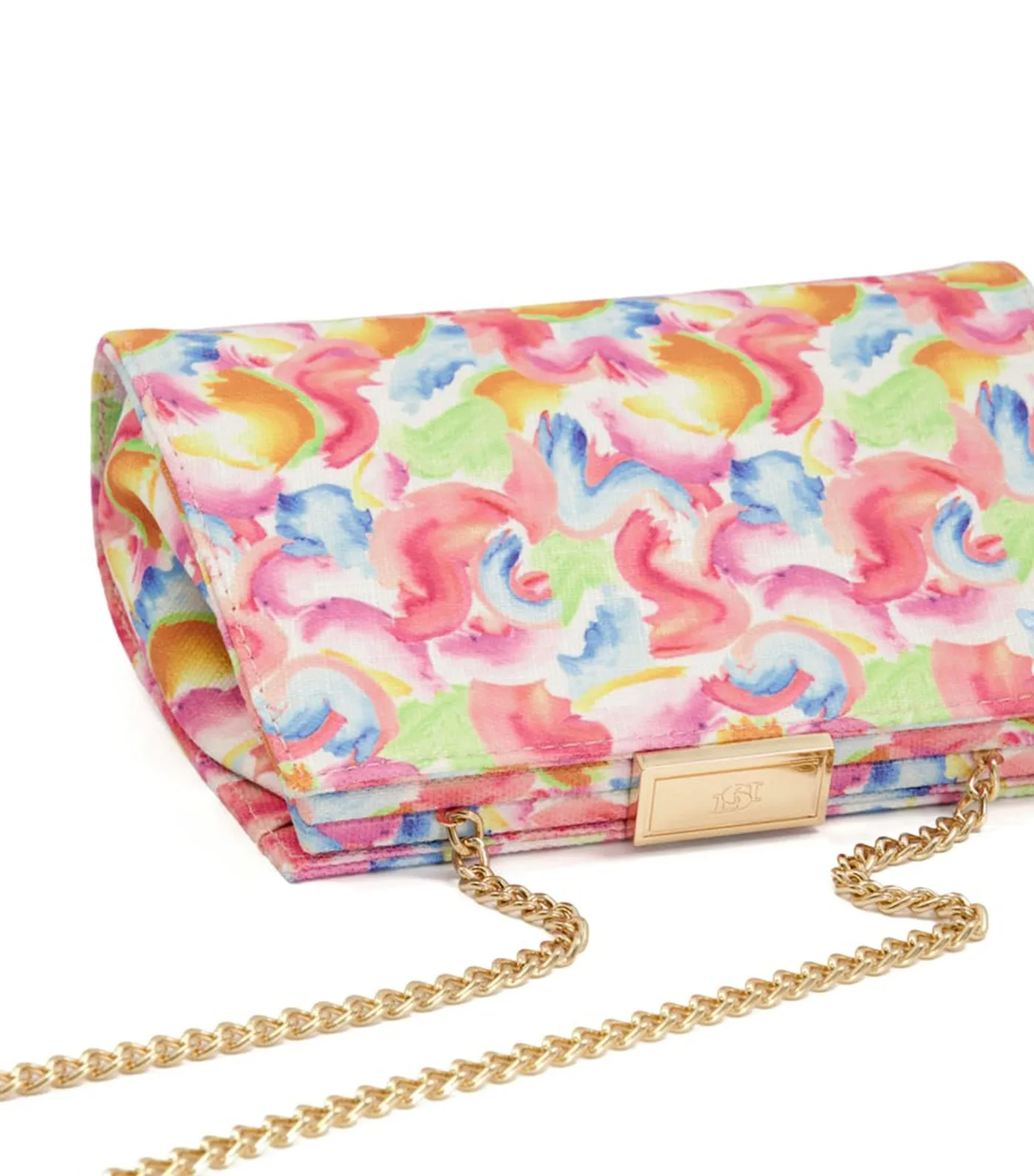 Belvedere Printed Clutch Multi