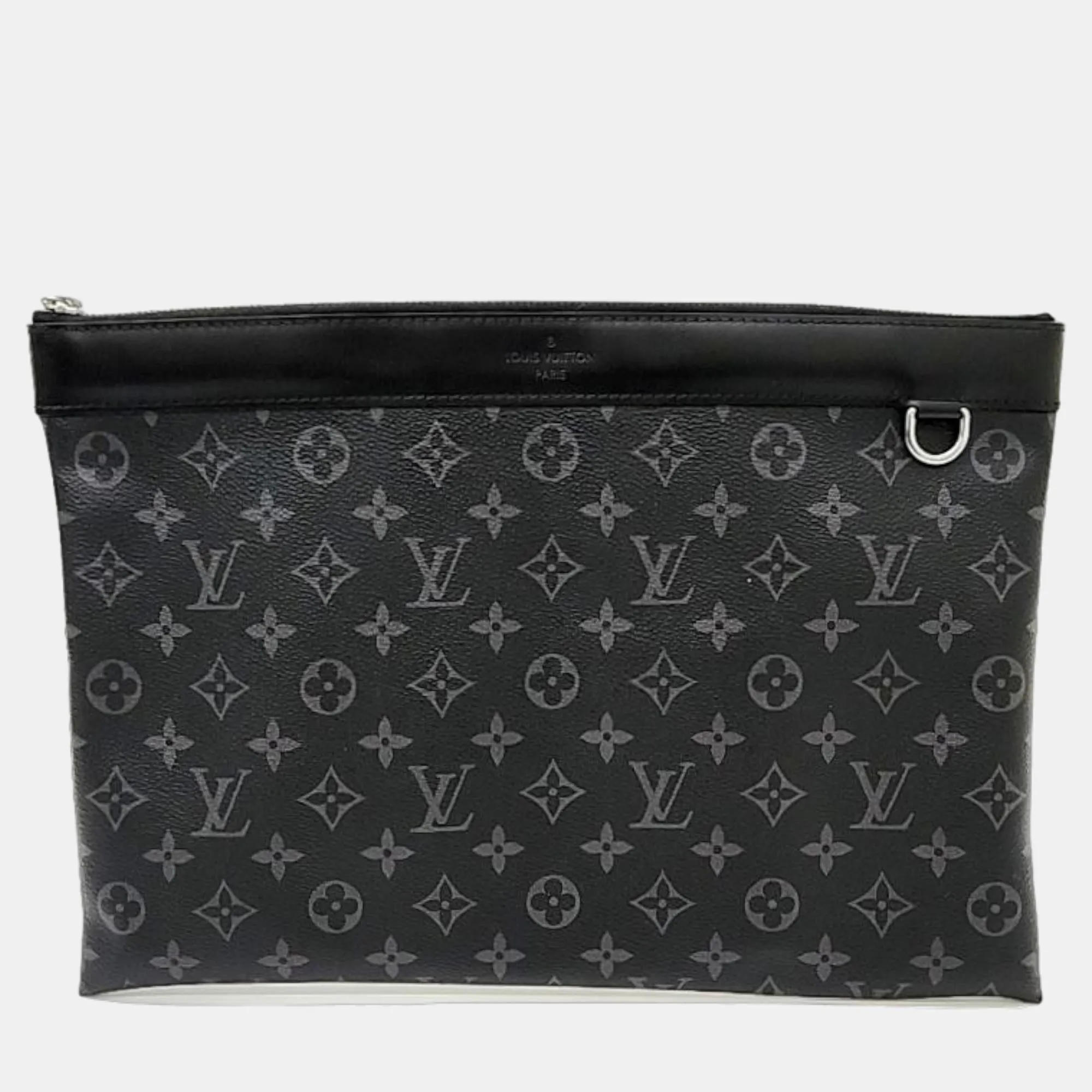 Black Monogram Eclipse Canvas Pochtte Apollo Clutch Bag