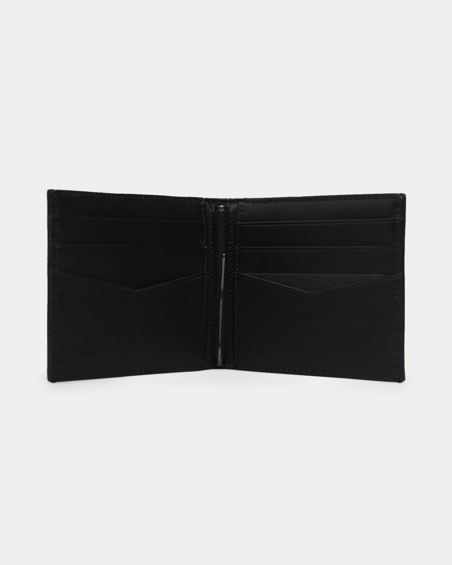 Calvin Klein Plaque Billfold Clip Wallet Black