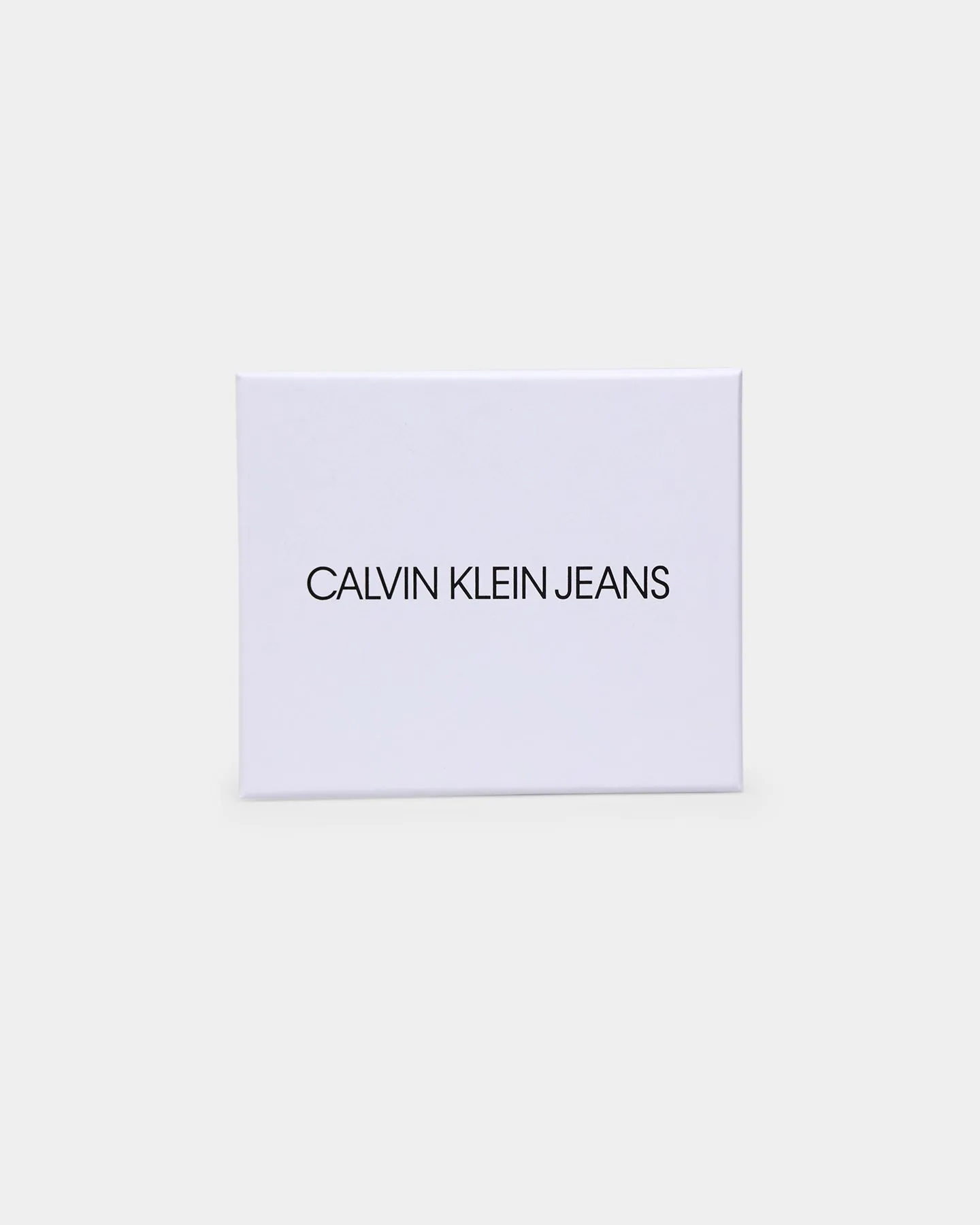 Calvin Klein Plaque Billfold Clip Wallet Black