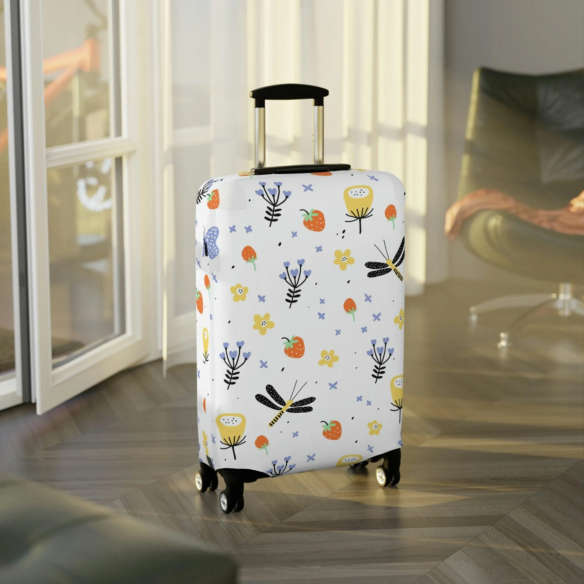 Chic Peekaboo Luggage Cover: Stylish Travel Companion