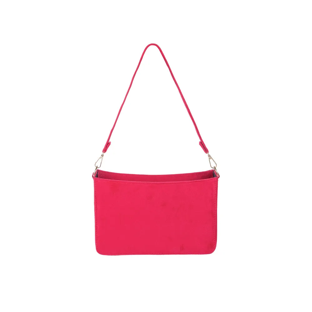 Classic Mini Red Velvet Tote Bag – Sustainable and Stylish Handbag