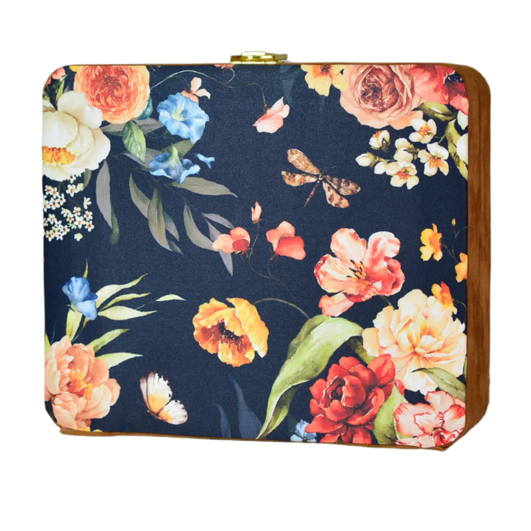 Floral Printed MDF Clutch