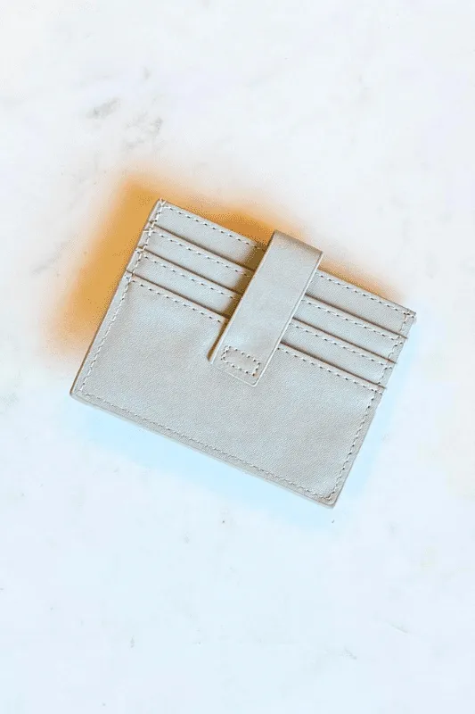 Gray Card Holder