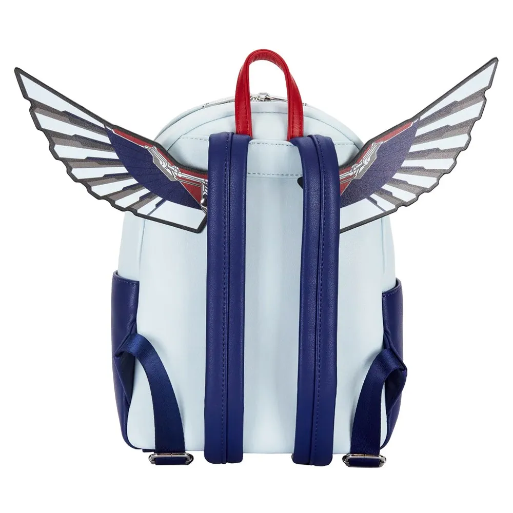 Loungefly x Falcon Captain America Mini Backpack Wallet