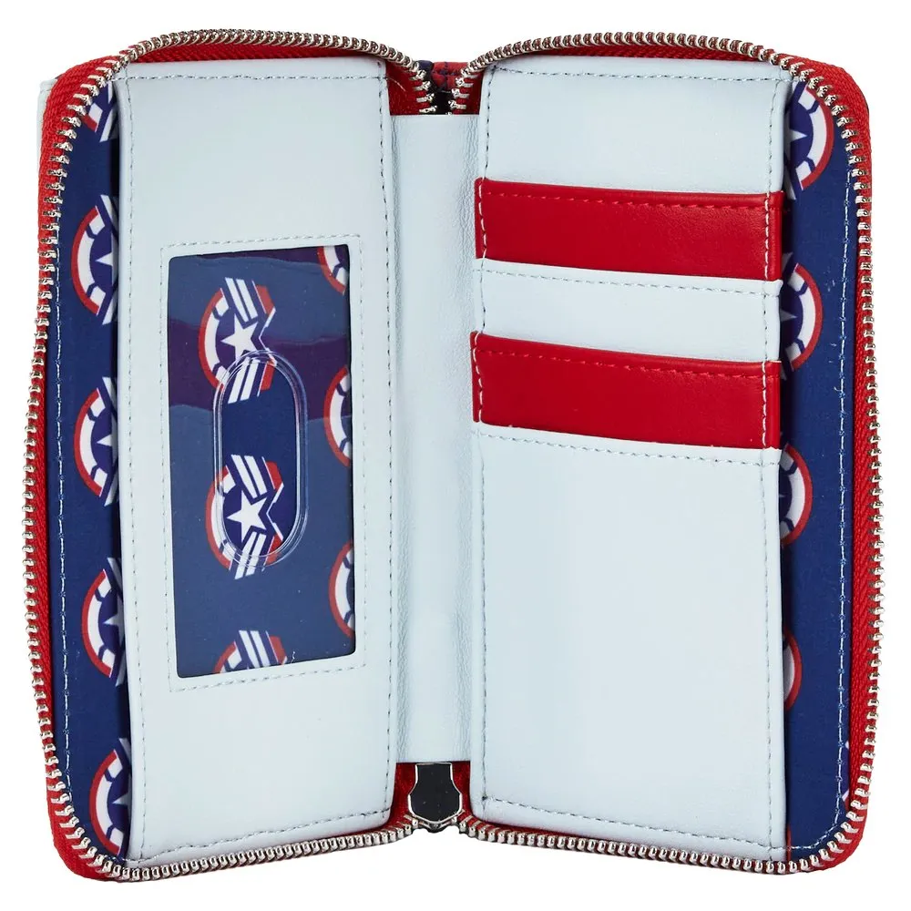 Loungefly x Falcon Captain America Mini Backpack Wallet