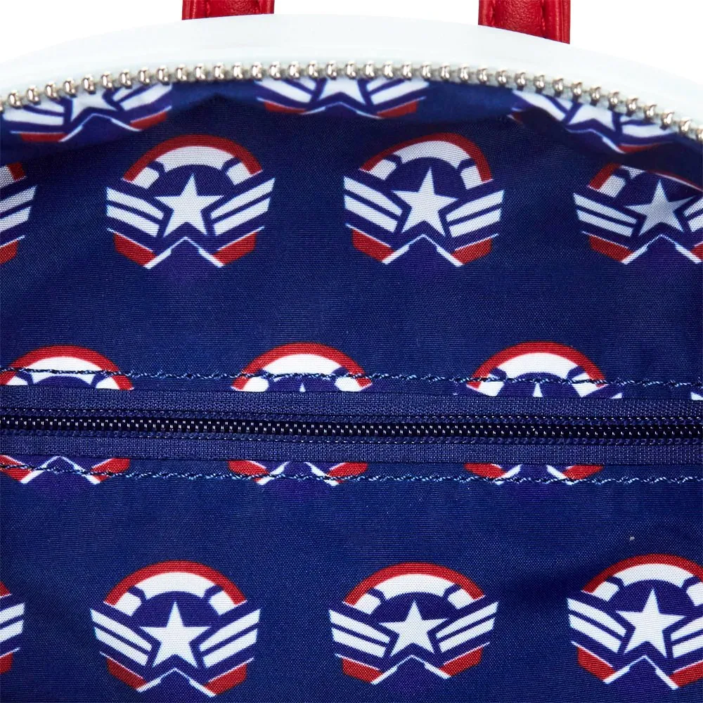 Loungefly x Falcon Captain America Mini Backpack Wallet