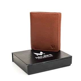 Minimalist Trifold Wallet with Coin Pocket