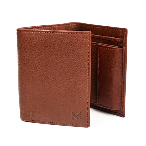 Minimalist Trifold Wallet with Coin Pocket