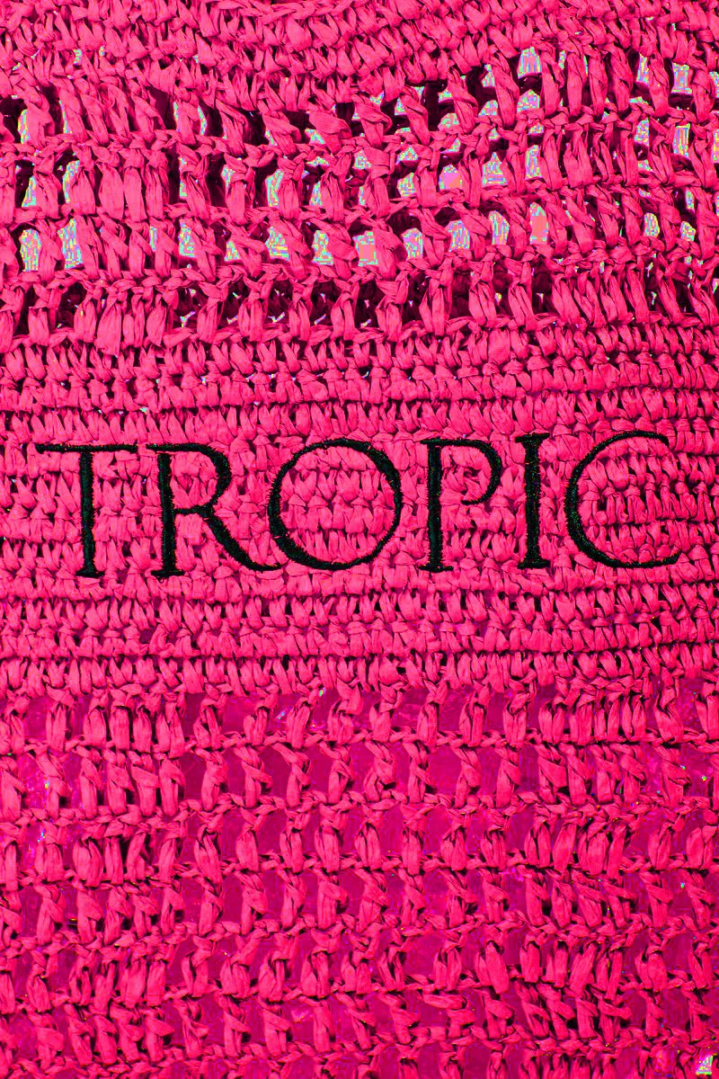 "Tropic Magenta" Graphic Handbag