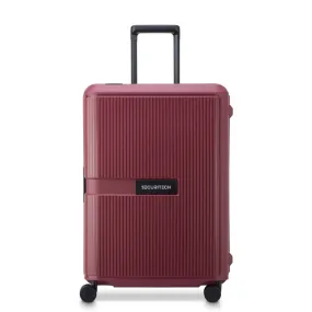 Securitech By Delsey Stone 66cm Medium Hardsided Luggage Burgundy