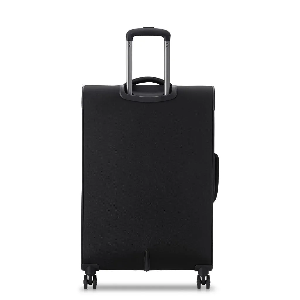 Securitech By Delsey Vanguard 76cm Large Exp Softsided Luggage - Black