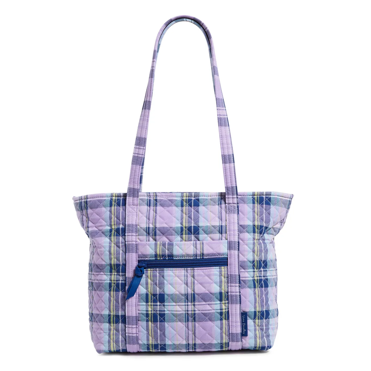 Small Vera Tote Bag - Amethyst Plaid