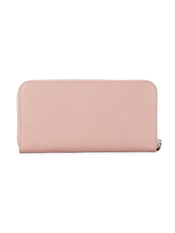 Tod's Leather Zip-Around Continental Wallet - Angel